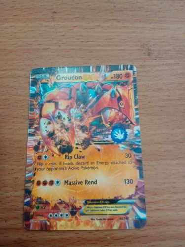 pokemon card (Groudon)