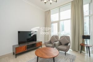 شقة مفروشة بغرفة نوم