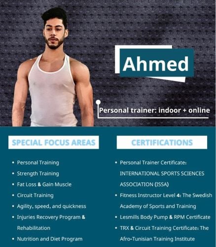 Coach Ahmed PT (Male & Female ) 