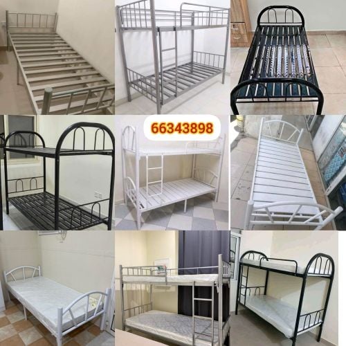 steel new single bed available