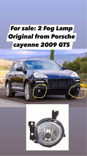 Fog lamp for porsche cayenne