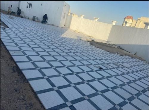 تركيب البلاط الخارجي 