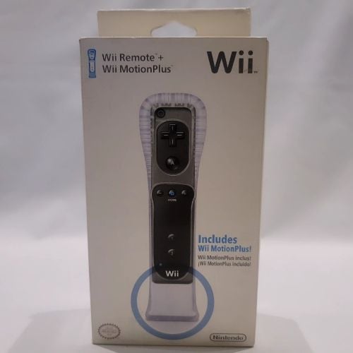 Wii Remote + Wii MotoinPlus Black