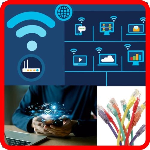 واي فاي، شبكات، كابلات