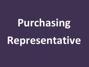 PURCHASING REPRESENTATIVE