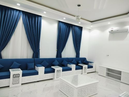 Making luxury curtains in Ramadan