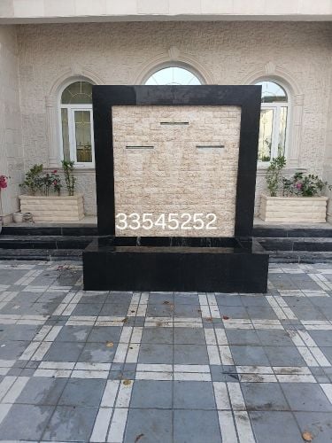 ديكورات حدائق شلالات ولاند سكيب