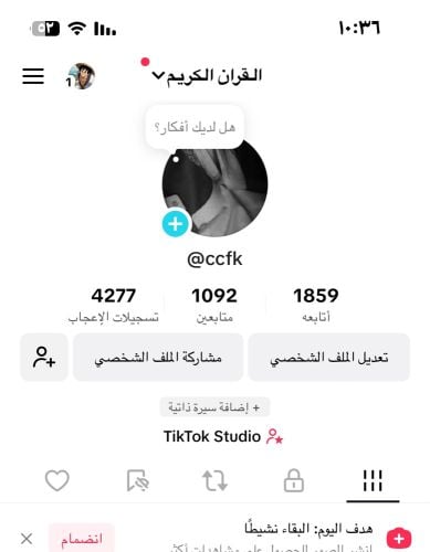 اسم يوزر رباعي تيك توك