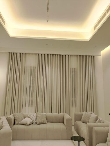 Leyland fabric curtain
