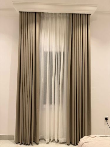 wave  lilian fabric curtain
