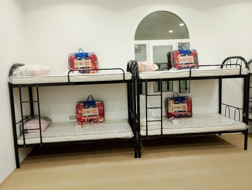 new steel single or double bed