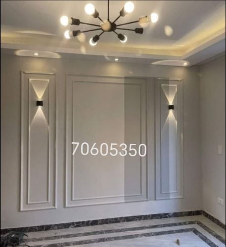 ديكورات الجبس والصبغ