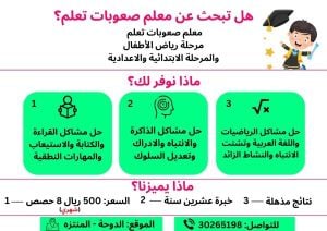 معلم تأسيس قراءة وكتابة واملاء