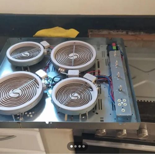 Electric stove and gas cooking