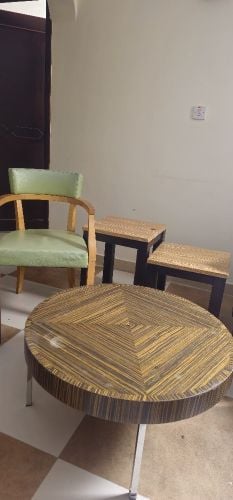 1 chair and 3 tables for sale