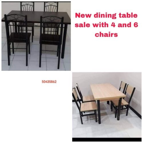 dining table with 4 chairs