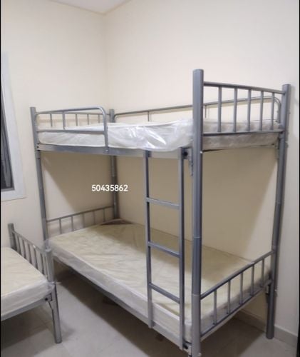 New bunk bed with mattress