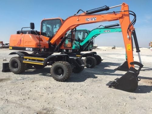 wheel mini excavator 6.5