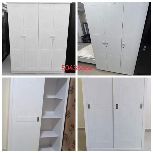 three and four door cupboard