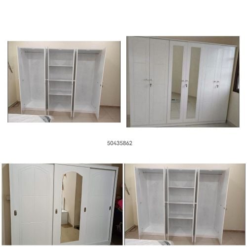 six doors wooden wardrobe sale