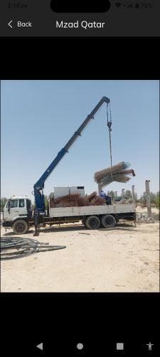 للايجار كرينات ١٢طن وسبعه طن  بسع