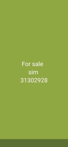 for sale VIP number 31302928