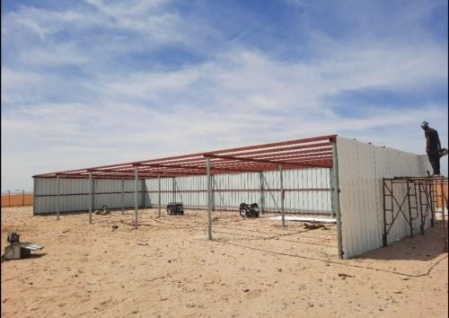 مظلات الجمال والماعز