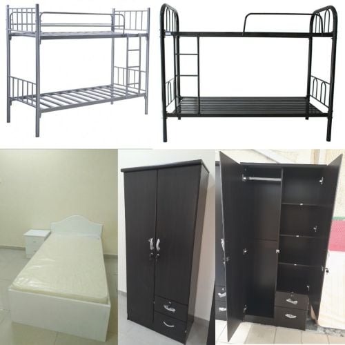New Bunk Bed,Cabinet,Mattress