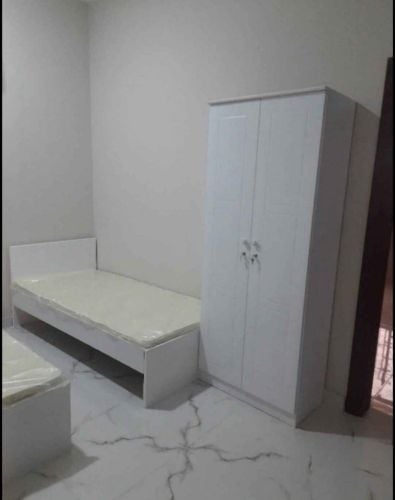 new wooden single bedroom set