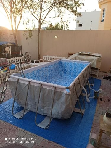 سويمينغ بوول طول ٤ م وعميق ١ م