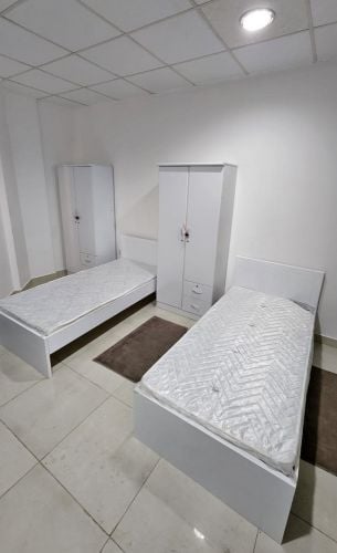 new wooden single bedroom set