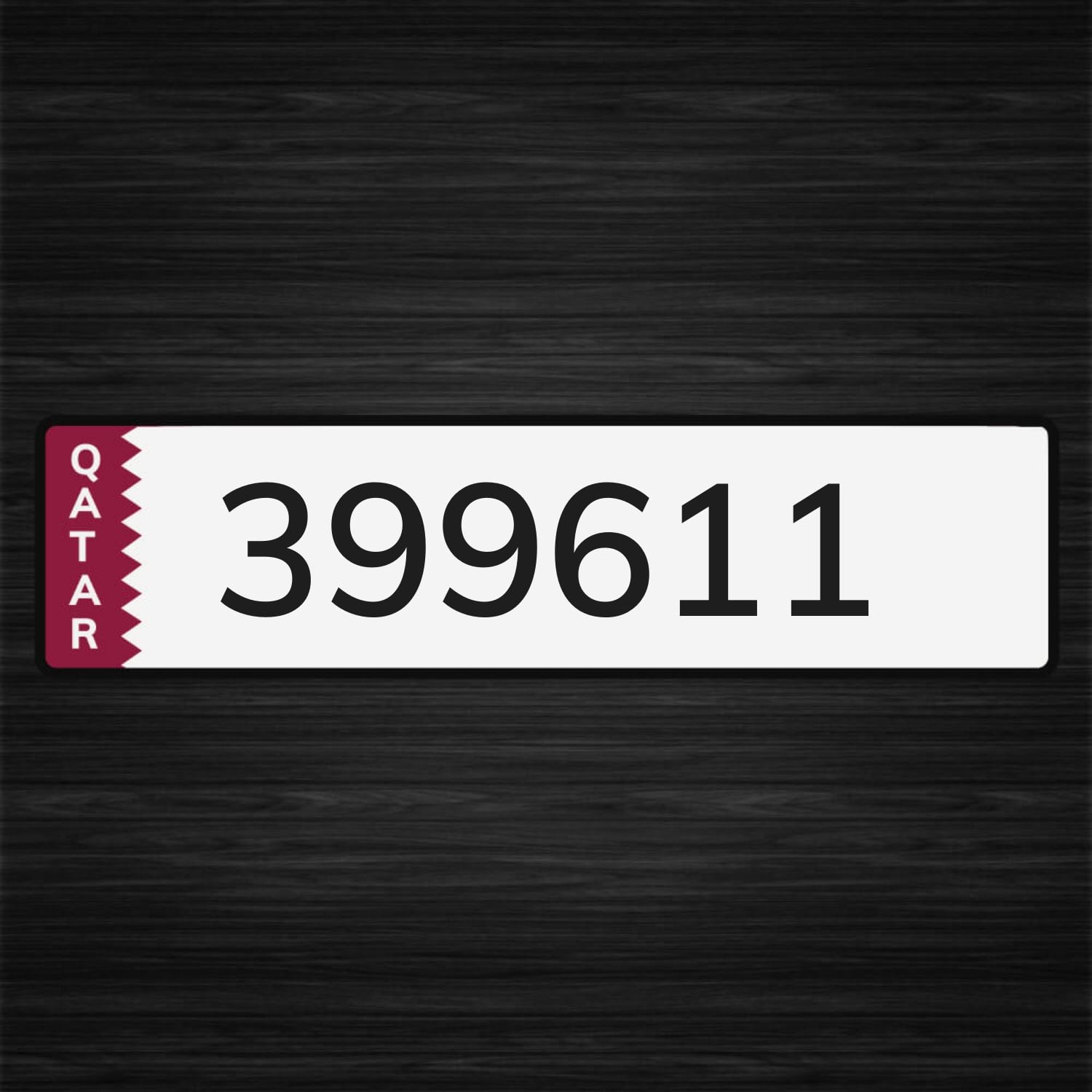 car plate for sale