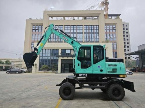 brand new wheel mni excavator 6.5