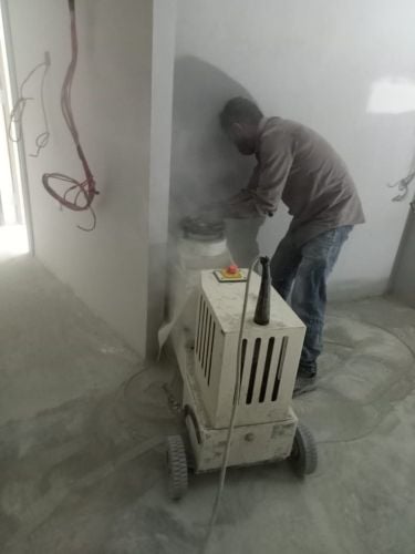 grinding concrete and leveling