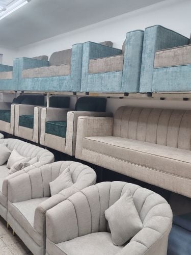 بيع وتصنيع مجموعة أريكة.