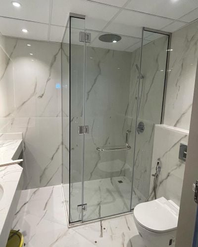 زجاج دش الحمام الأ