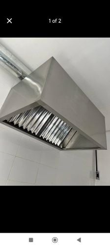Kitchen hood and exhaust work.