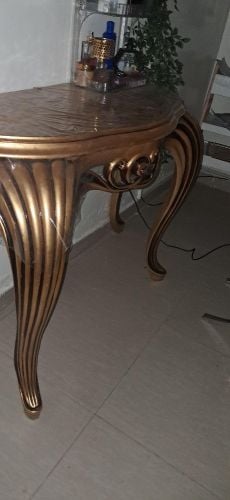 table and glass