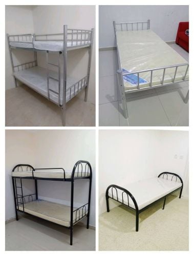 new steel single or double bed