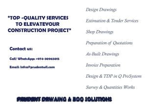 DRAWING-DESIGN -BOQ-ESTIMATION