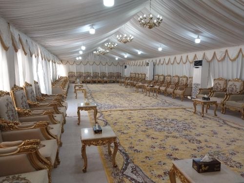خيام عزاء وخيام الاعراس