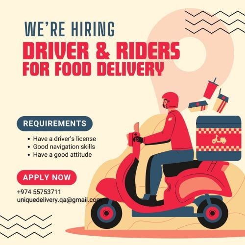 Delivery driver and rider