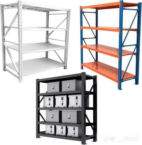 Heavy duty storage shelves, free