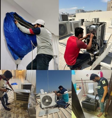 صيانة وخدمات لجميع أنواع المكيفات