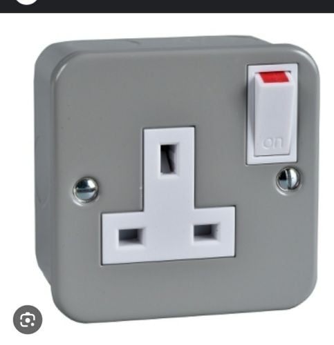Schinider Single socket metal