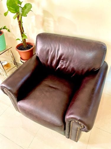 Single Seater Leather Chair