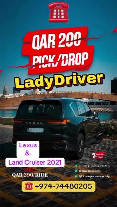 Ride in Luxury V8 LADY DRIVER