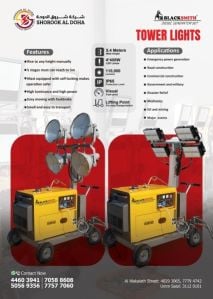 GENERATOR 6 KVA WITH TOWER LIGHT