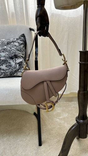 Dior Saddle Bag White Strap