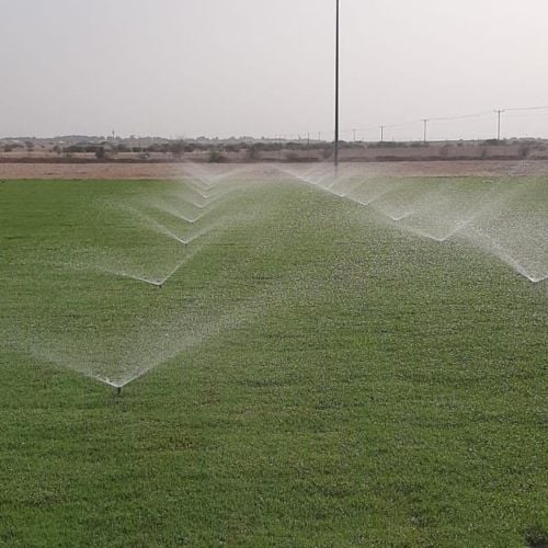 زراعة الحدائق وعمل شبكات الري